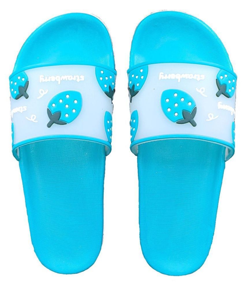     			Pampy Angel Blue Slides