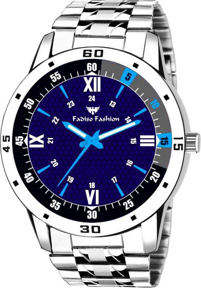Fadiso Fashion FF8127-Blue Metal Analog Men's Watch