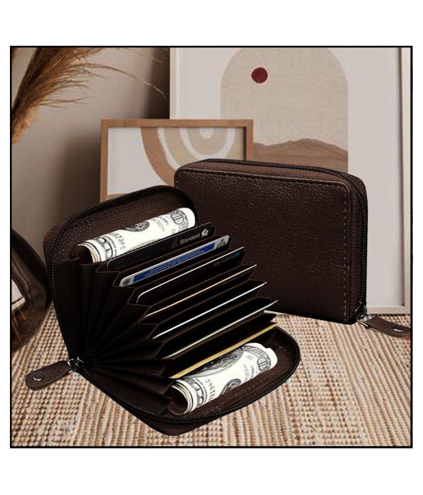 ABYS Zip Brown Card Holder: Buy Online at Low Price in India - Snapdeal