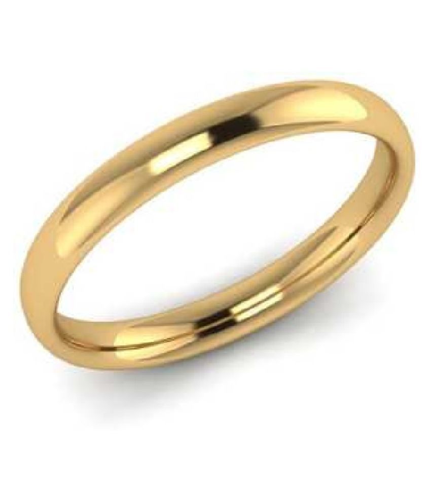 Gold Plated Simple Sober & Plain challa Band Design Free Size Fashion
