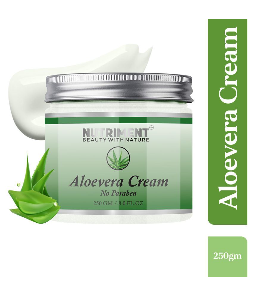 Nutriment Aloevera Cream For Long Lasting Softness & Protection, Reduces Puffines Moisturizer 250 gm
