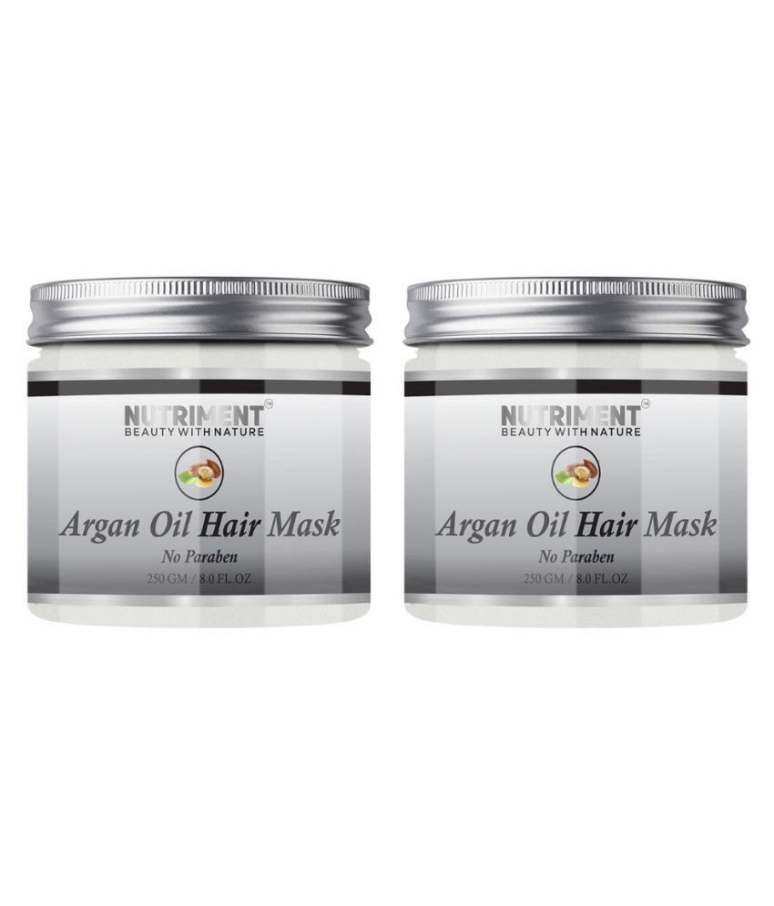 Nutriment Argan Oil Hair Mask,Frizz-Free and Shiny, reduces Hairfall Hair Mask 250 g Pack of 2