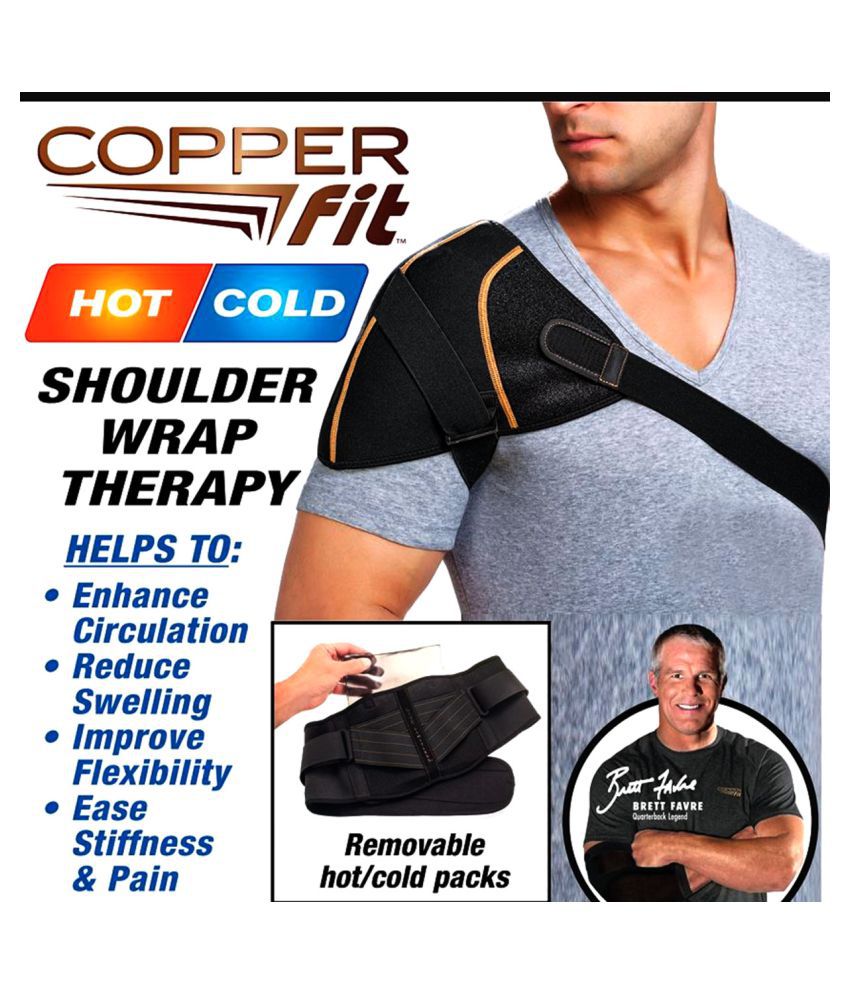 SELVA FRONT Hot/Cold Copper Fit Rapid neck pain Relief Belt XL