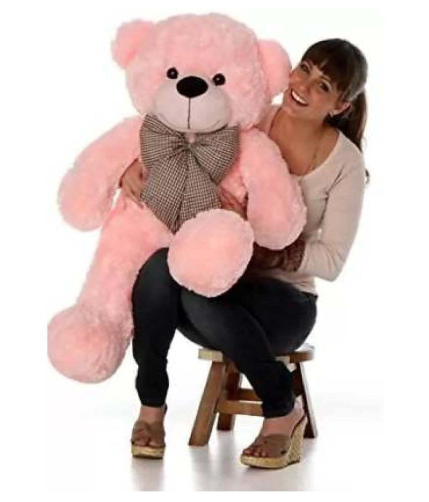 huge teddy bear pink