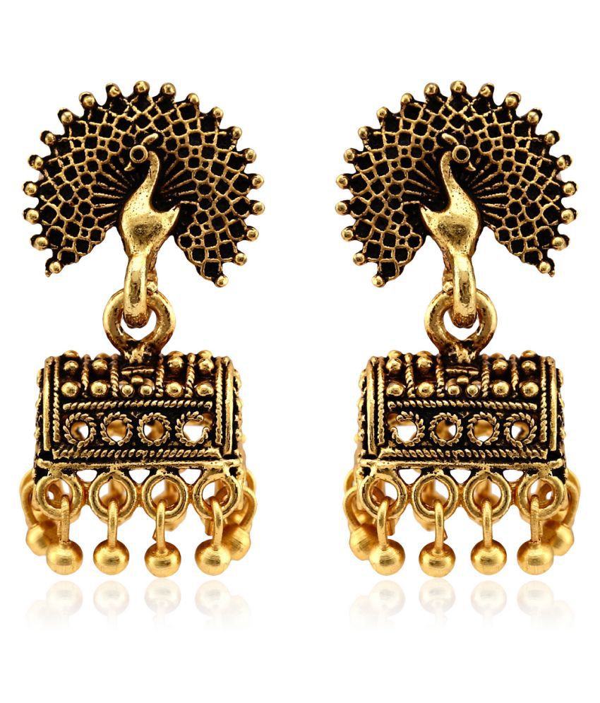     			Vighnaharta Traditional Alloy Antique Finish Jhumki Earring for Women and Girls- VFJ1151ERG