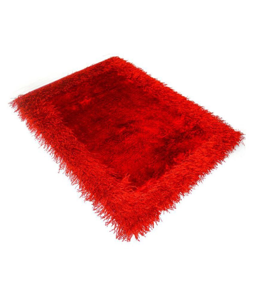 Ever Green Carpets Red Polyester Carpet Abstract Other Sizes Ft - Buy ...