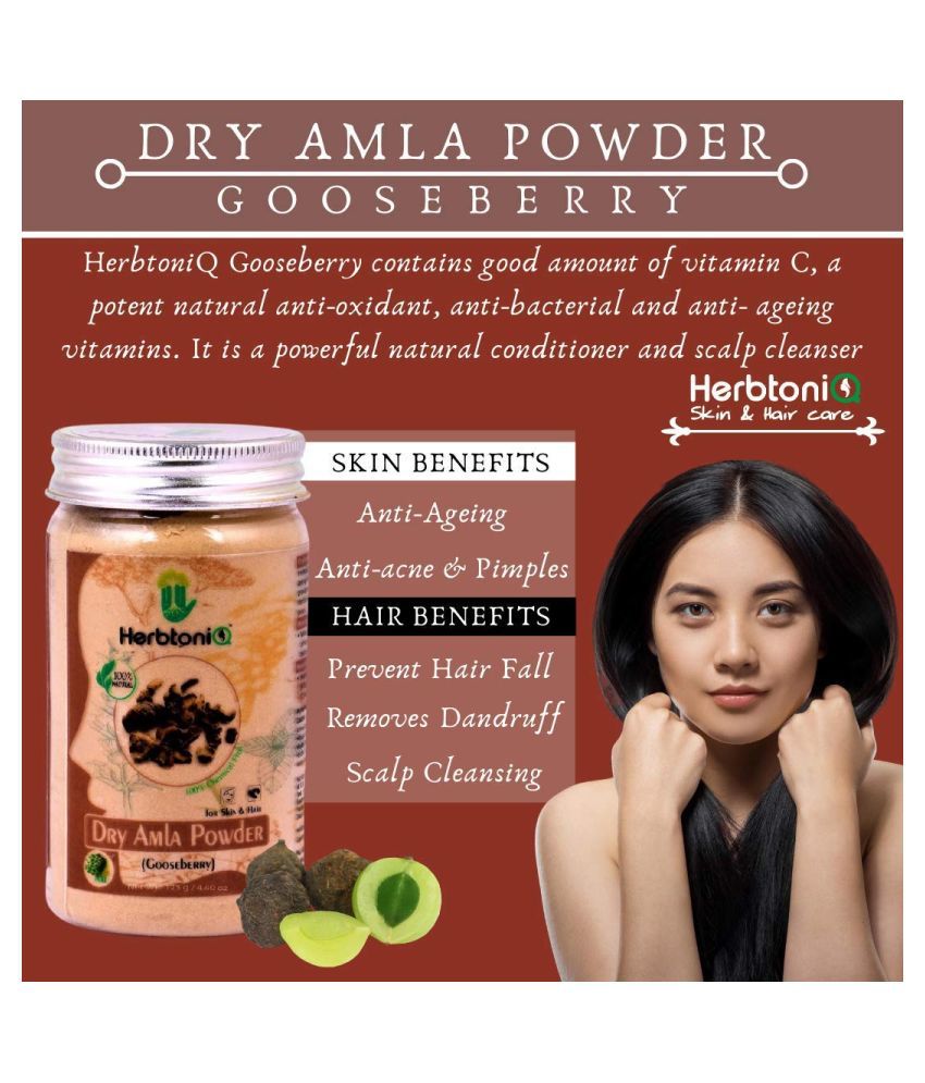 HerbtoniQ 100% Natural Hibiscus Amla & Neem Powder Face Pack 425 gm ...