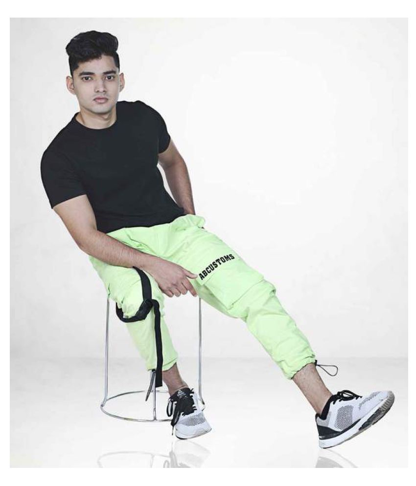 green joggers mens