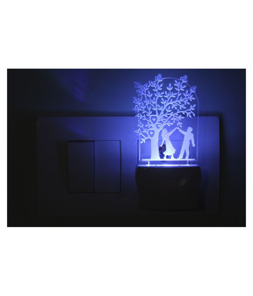     			AFAST Dancing Couple 3D Illusion LED Night Lamp Multi - Pack of 1