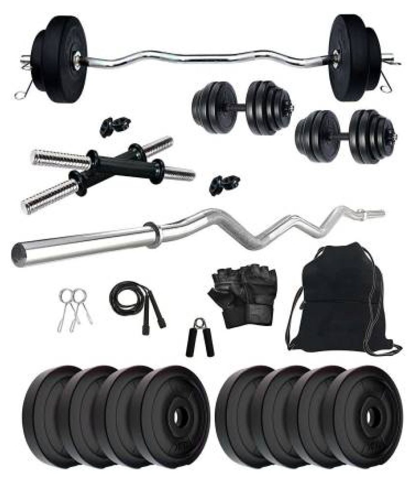 Rio Port 20 Kg Home Gym Set Home Gym Combo Buy Online At Best Price On Snapdeal