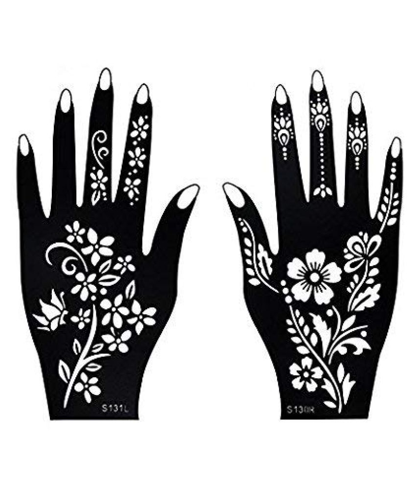 ivana's Diva Woo Henna Stencil/ Temporary Body Tattoo: Buy ivana's Diva ...