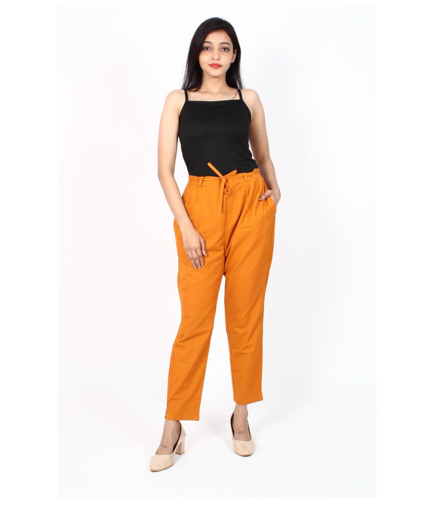 SARTHE Khadi Cigarette Pants - Buy Online at Best Price in India - Snapdeal