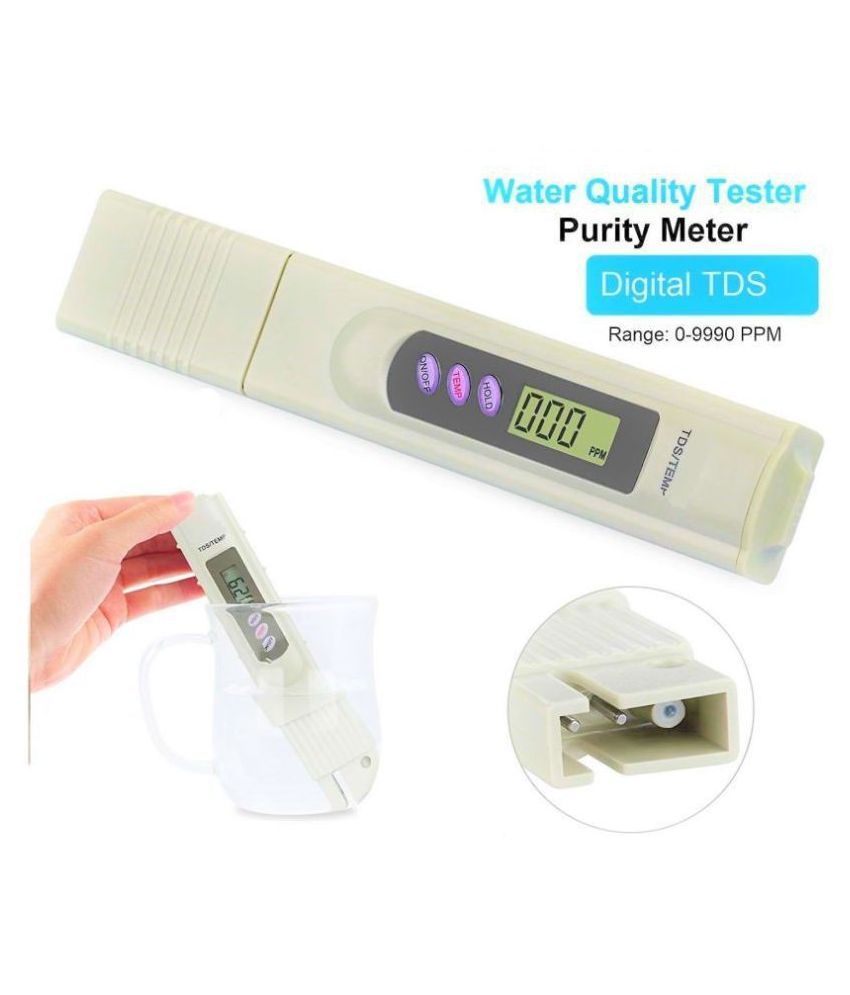 Digital Multi TDS Meter Electrolyzer Iron Bars Water Quality Temperature Tester Pen Water