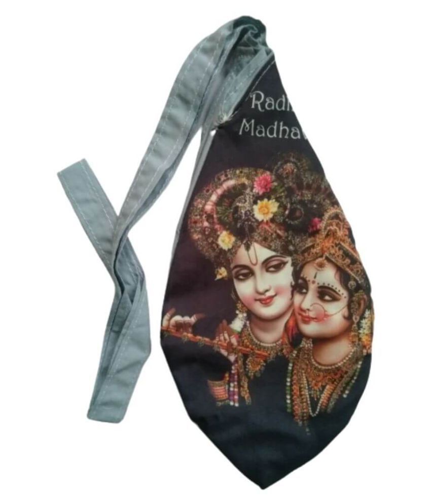 Digital Printed Hare Krishna Jaap Japa Bagchanting Baggomukhi Bag For