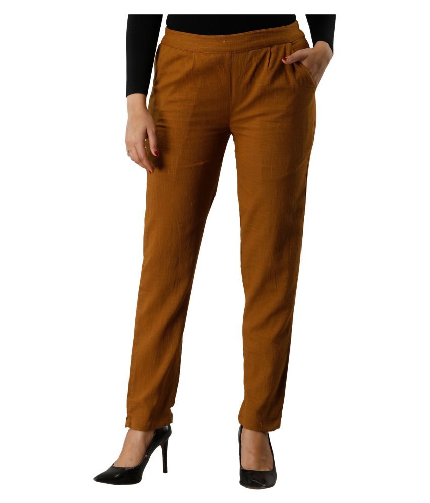 white slit pants