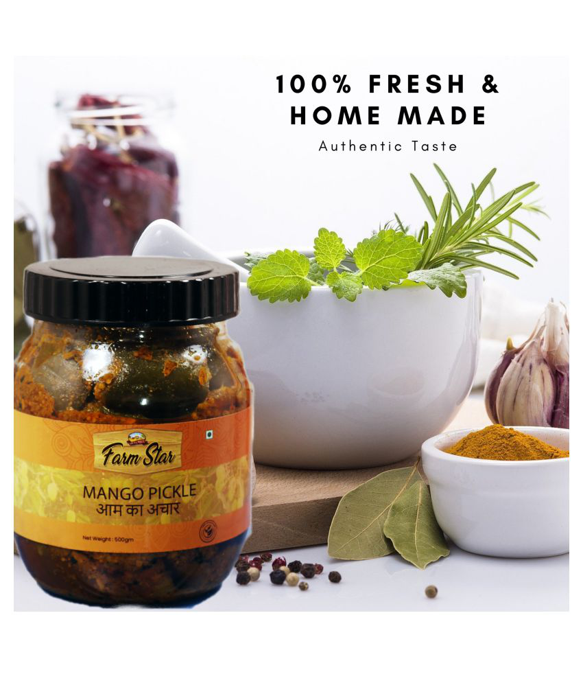 Farm Star Mango Pickle (Aam ka Achar) Pickle 500 g