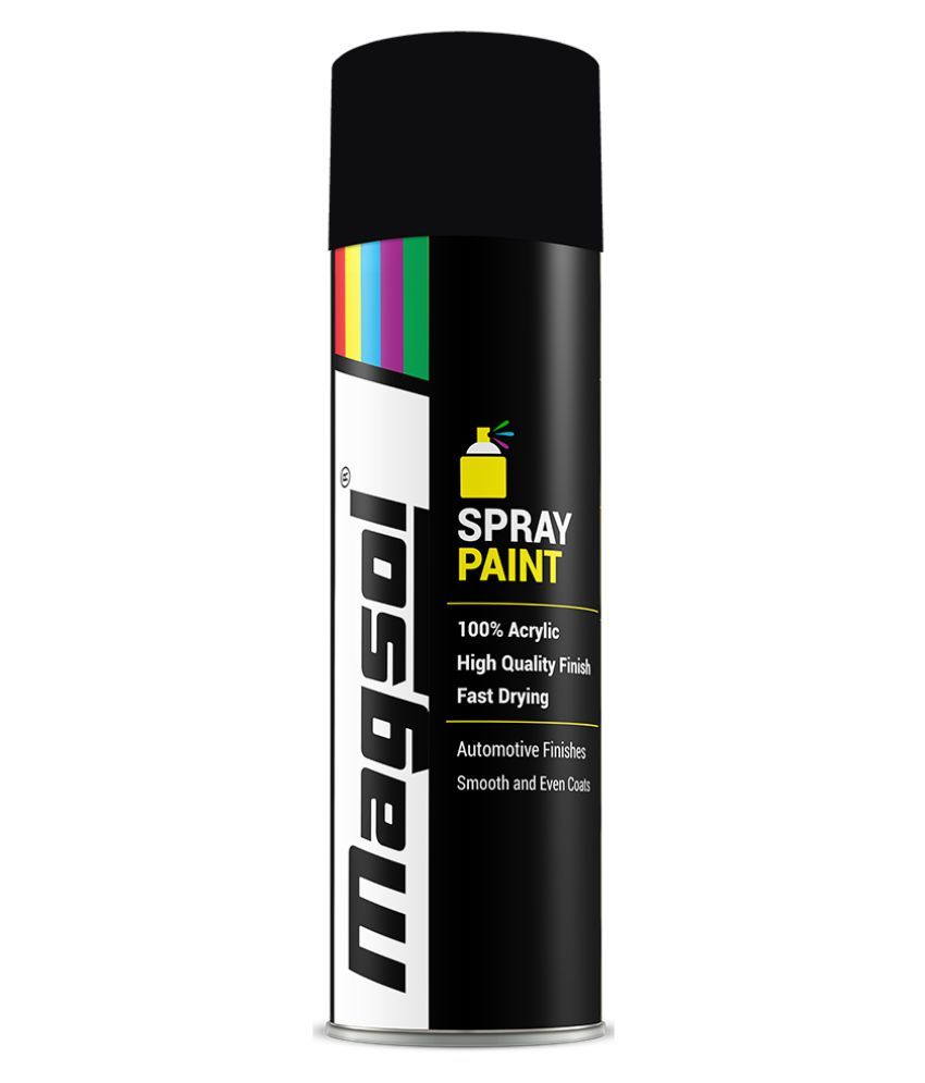 MAGSOL Spray Paint Black - Multipurpose Use Spray Paint ...