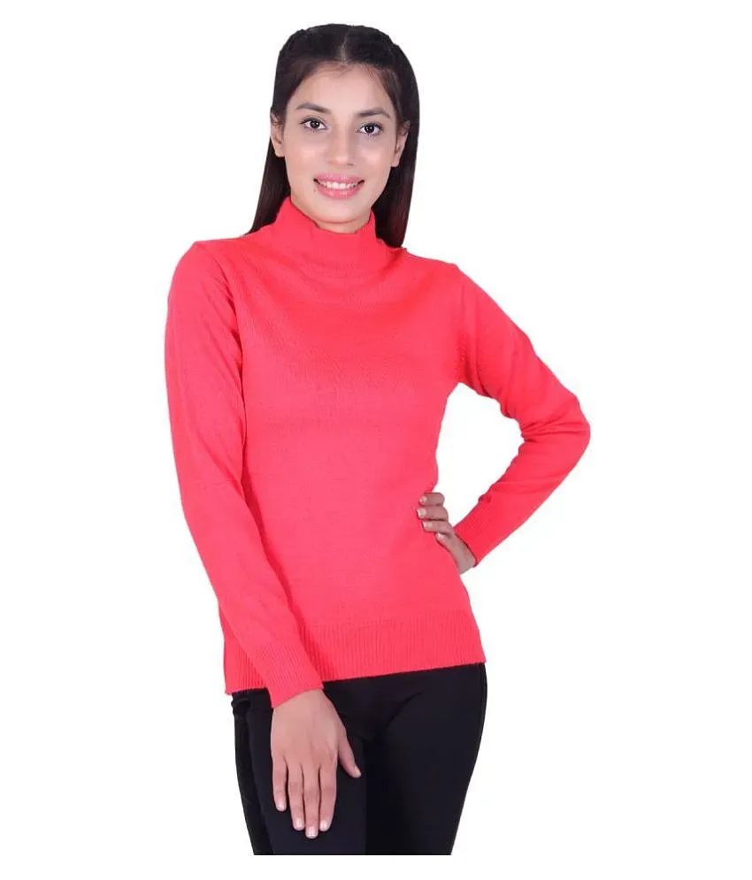 Ogarti Pink High Neck Sweater SDL551386930 1 21668