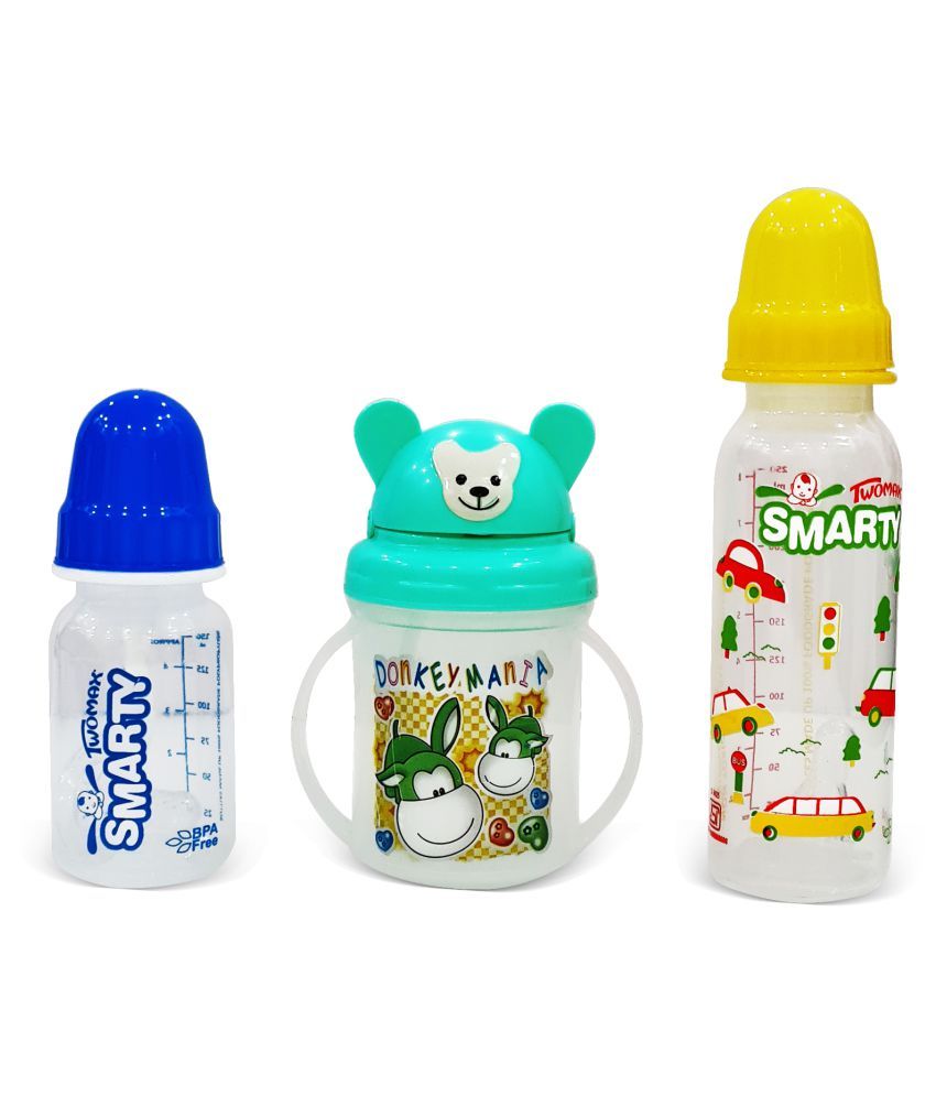 Combo Set of SmartyTwomax BPA free Baby Feeding Bottle Buy Combo Set