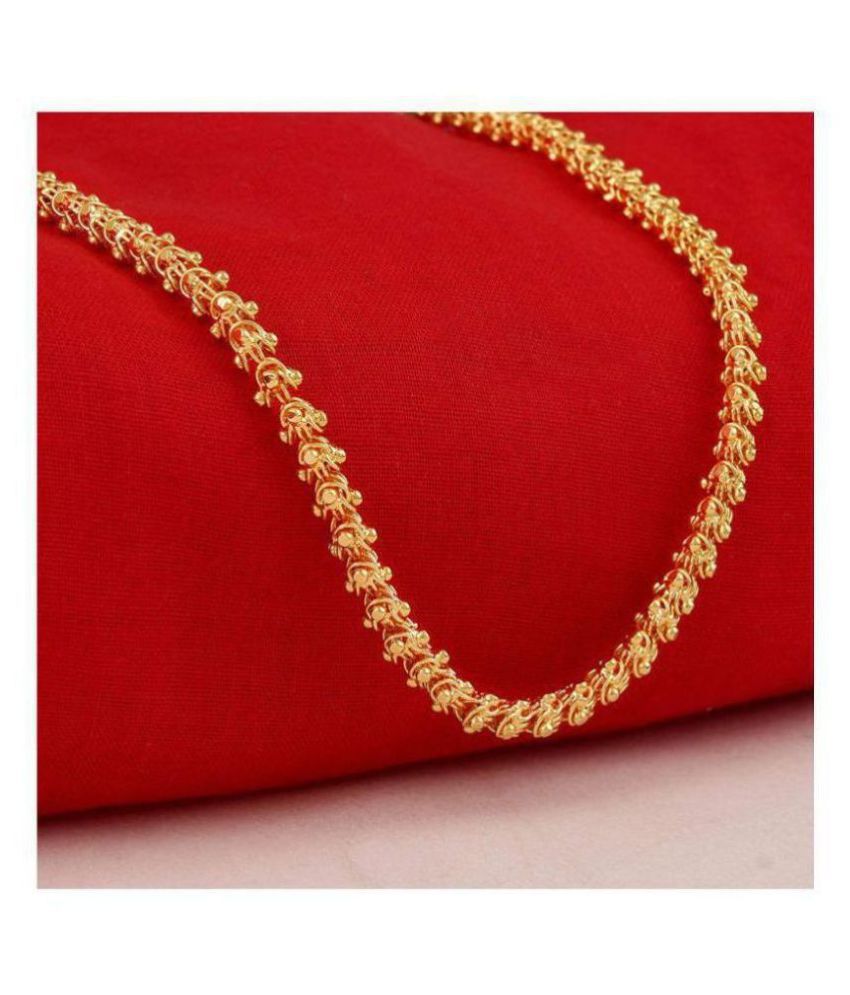 Jewar Mandi Latest Design Gold plated chain necklace 24 inch long Unique design for Men Women