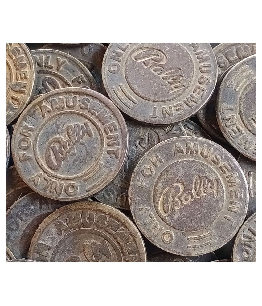     			10 TOKENS LOT - BALLY AMUSEMENT PARK - WORLD FOREIGN