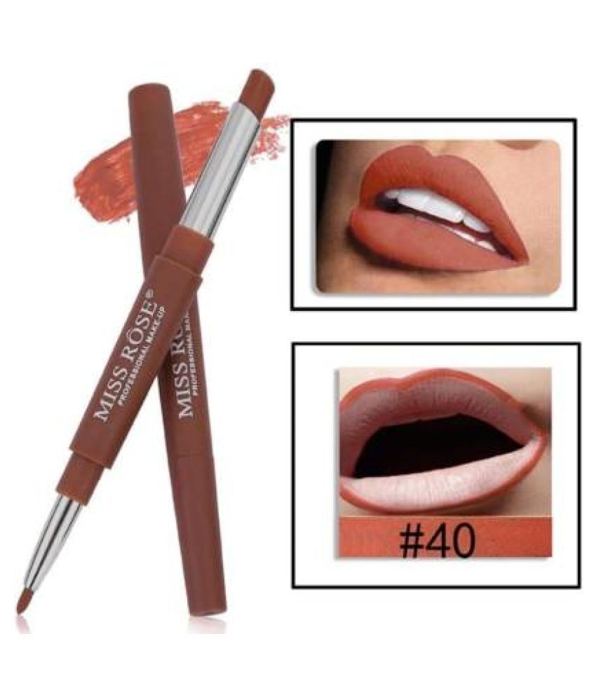     			Miss Rose pigment 2in1 lipstick lipliner Lipstick Inked Heart 40 Dark Nude 2.1 g