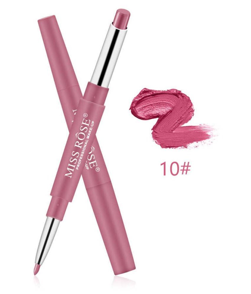     			Miss Rose pigment 2in1 lipstick lipliner Lipstick I've Kissed 10 Light Nude 2.1 g