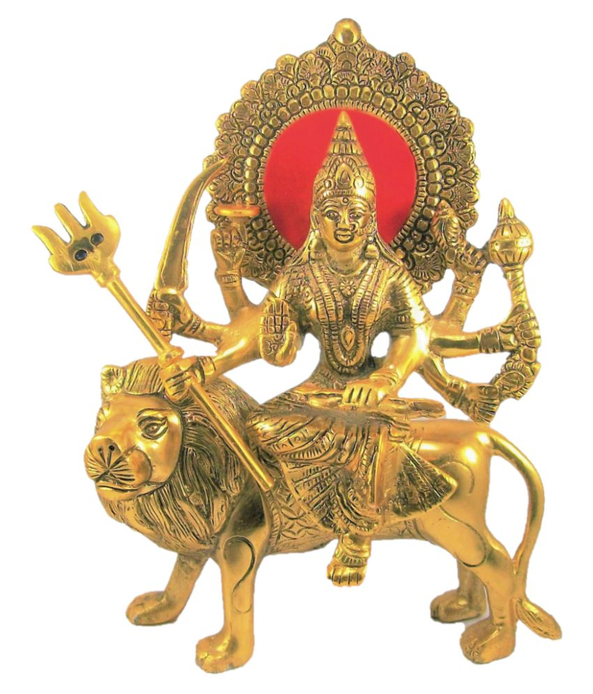     			Neo Classic Aluminium Goddess Durga Idol ( 26 cm )