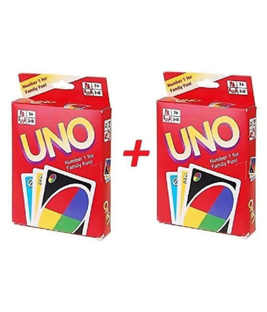 SelectionWorld UNO Playing Flash Cards (2 Sets Of 108 Cards Each)