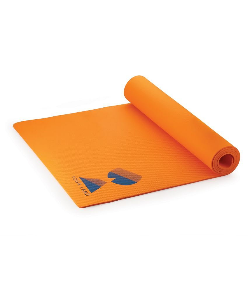Yoga Land Acro Mat Orange 5mm, 24"x 72" (Extra Soft and Firm Support