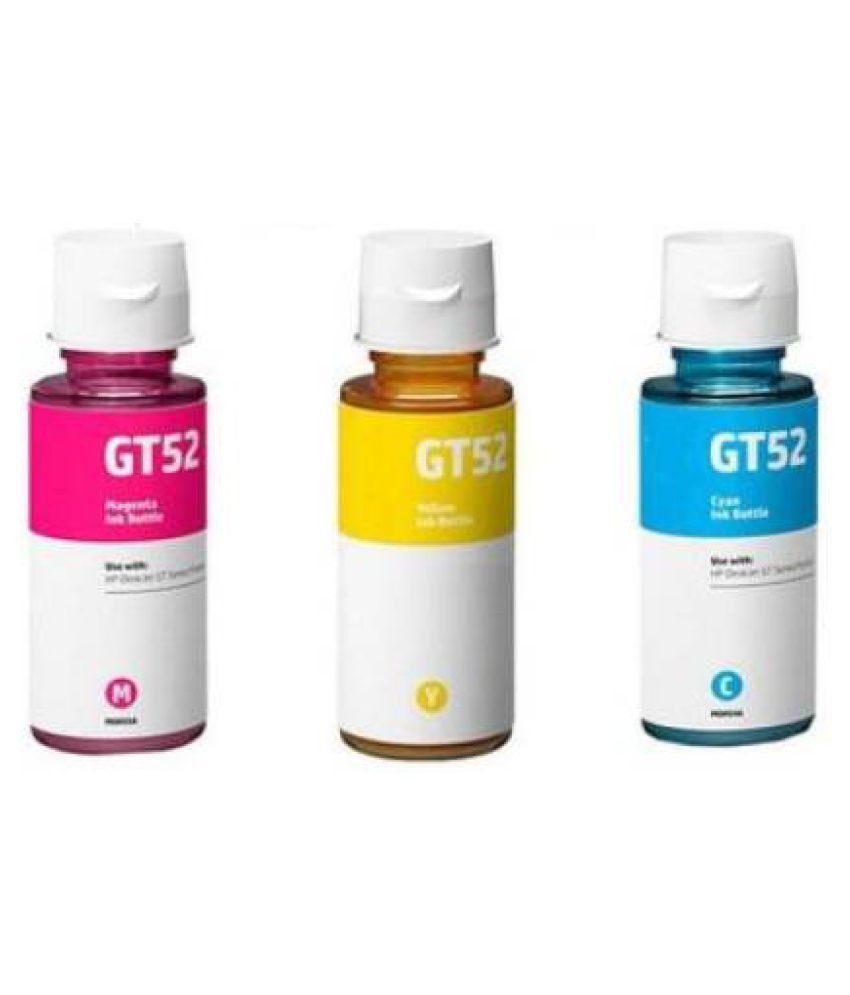 Cartridge Vista Compatible Gt51 52 Multicolor Pack of 3 Ink bottle for
