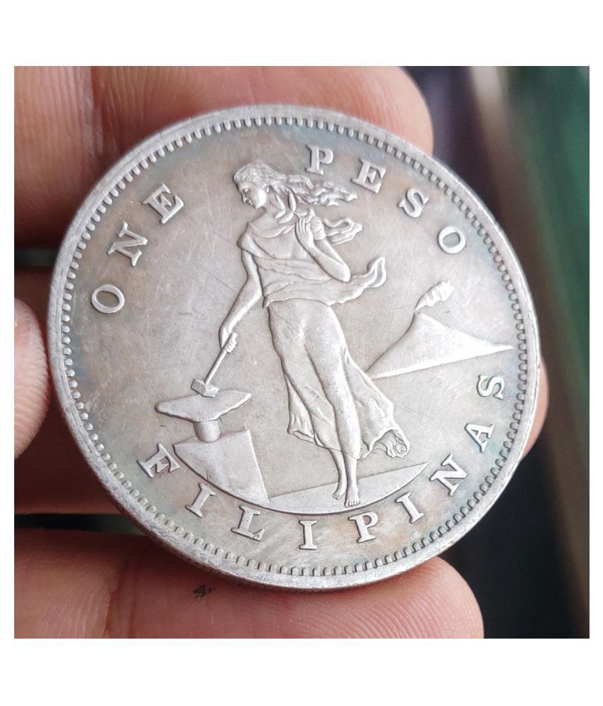 USA ONE PESO FILIPINAS  VERY RARE 1906 RARE COIN