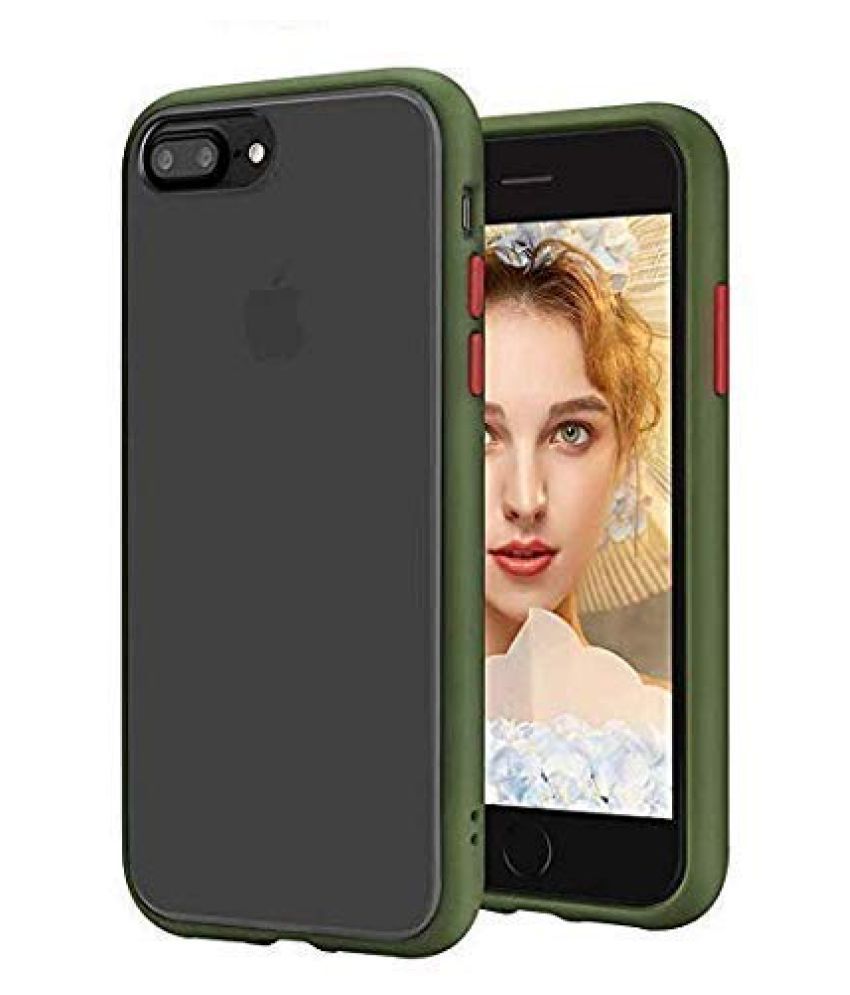Apple Iphone 7 Plus Shock Proof Case Vikefon Assorted Smoke Matte Back Cover