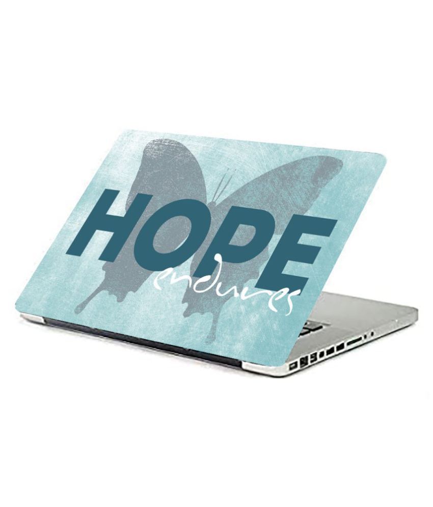     			Laptop Skin Motivational "HOPE" Premium matte finish vinyl HD printed Easy to Install Laptop Skin/Sticker/Vinyl/Cover for all size laptops upto 15.6 inch