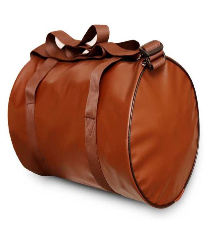 vasuco Dirty Brown Solid L Duffle Bag 