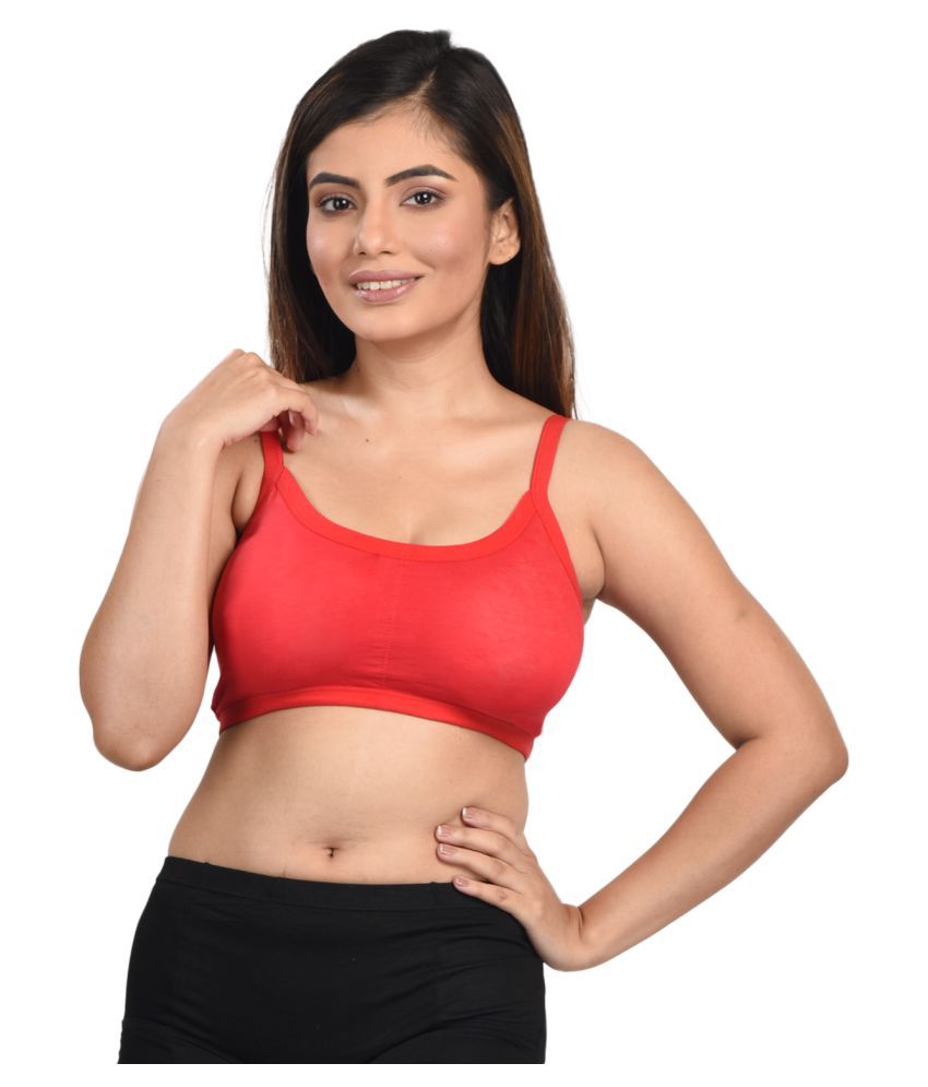     			DUI KONNA Cotton Air Bra - Red