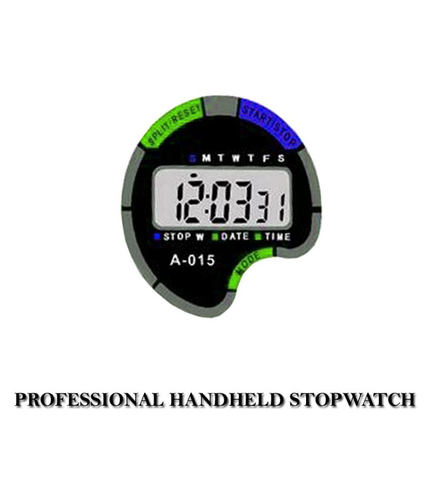 FR Handheld Stopwatch Date,Time,Sports Stopwatch Digital Counter Timer