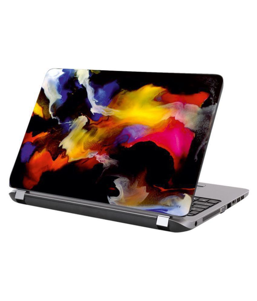     			Laptop Skin Multicolor abstract Premium matte finish vinyl HD printed Easy to Install Laptop Skin/Sticker/Vinyl/Cover for all size laptops upto 15.6 inch