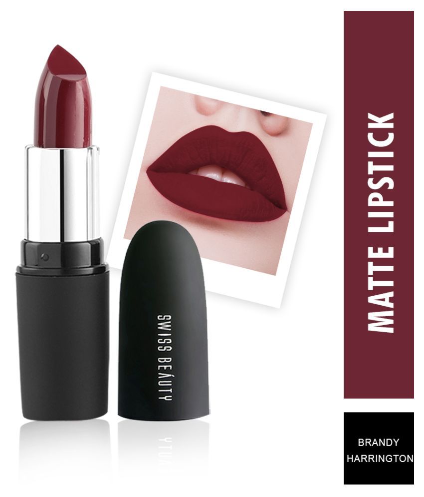     			Swiss Beauty Matte Lipstick (Harrington), 3.8gm