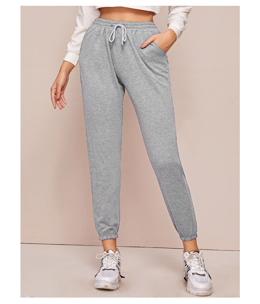     			kotty Grey Cotton Trackpants