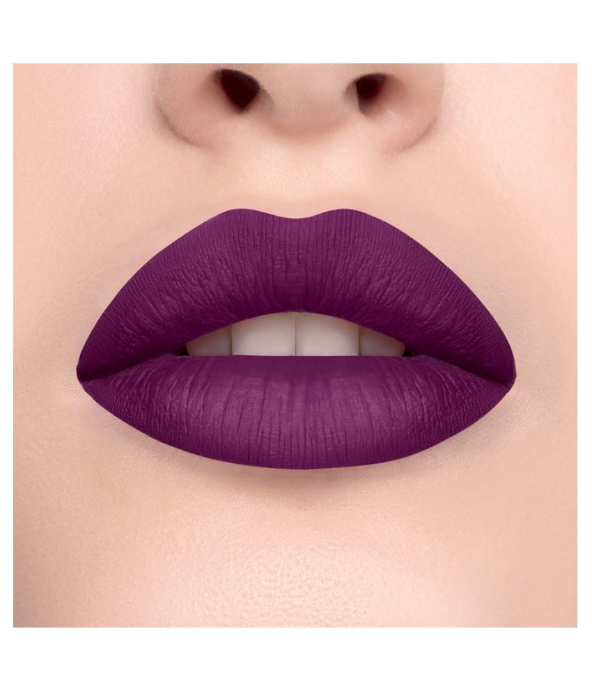 purple velvet lipstick