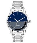 newmen new blue Stainless Steel Analog Men's Watch