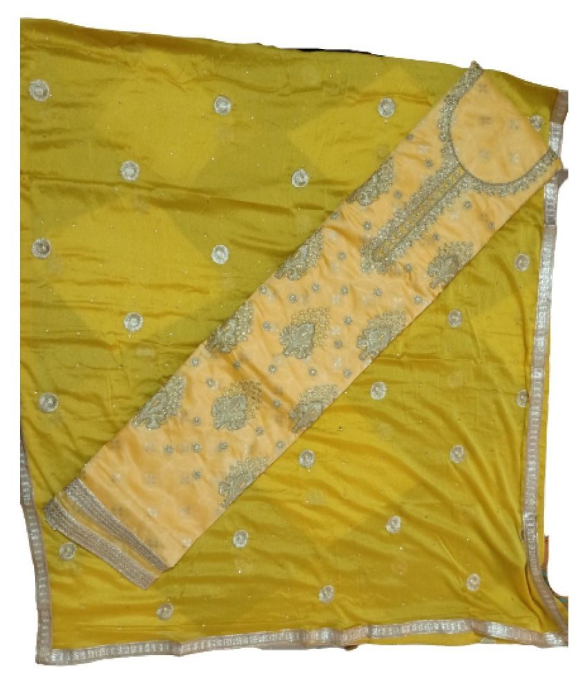 yellow unstitched suit