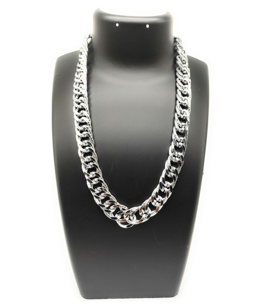 Thick Stainless Steel Silver Plated 