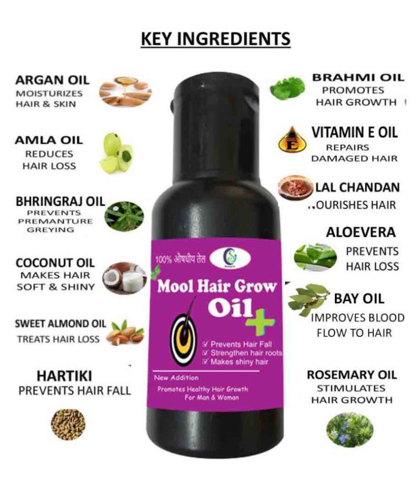 Buy Mool Hair Grow Oil Extract 60 mL Online at Best Price in India -  Snapdeal