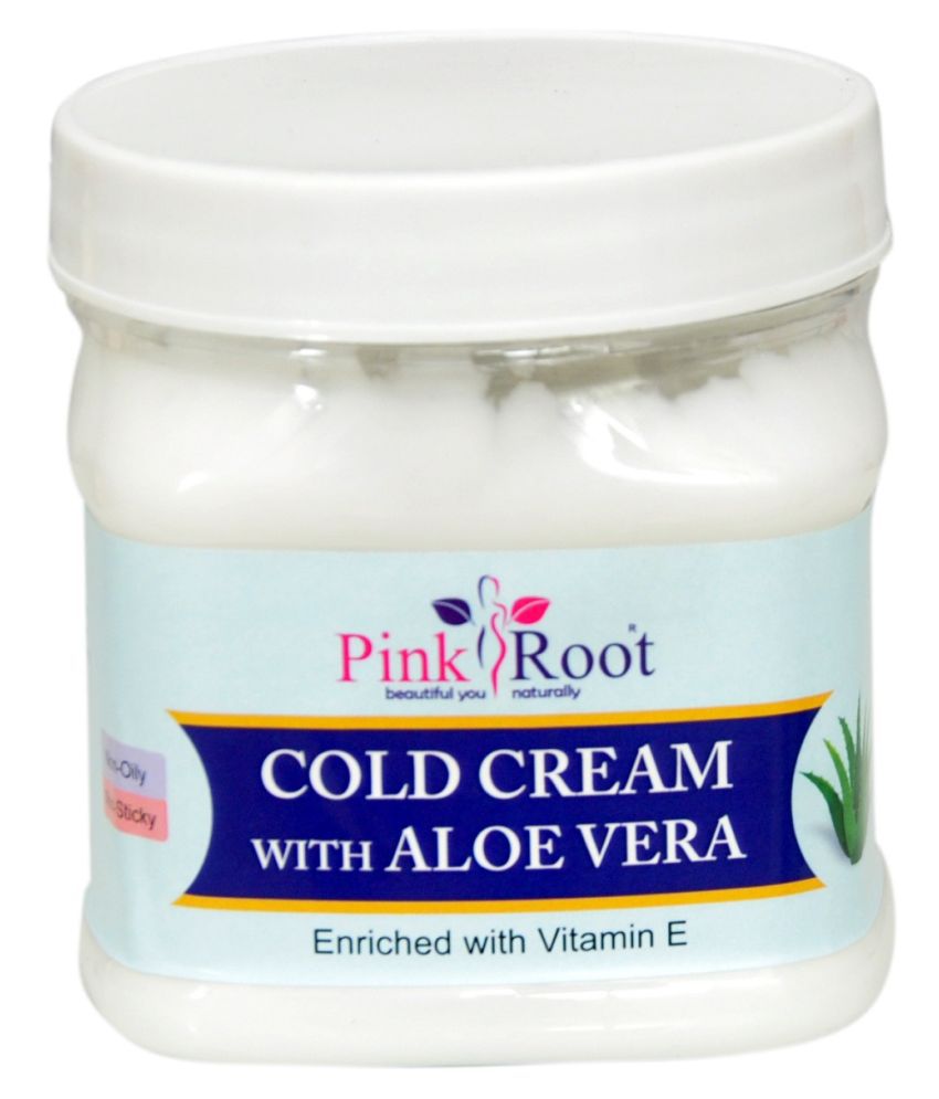 Pink Root Cold Cream With Aloe Vera 500gm With Oxyglow Gold Bleach Day