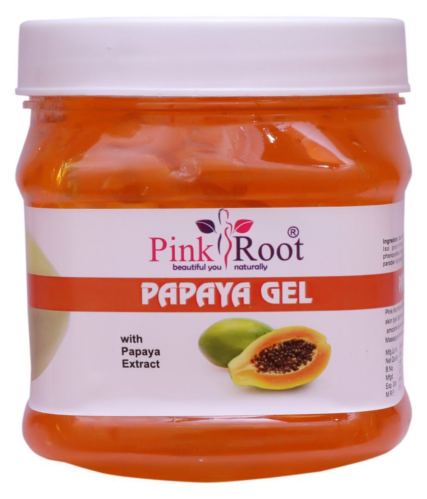 Pink Root Papaya Gel 500gm with Fem DeTan Bleach Day Cream 50 gm Pack