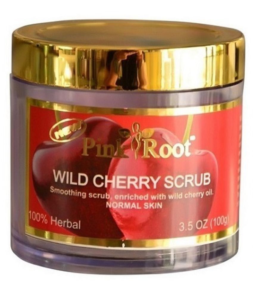 Pink Root Wild Cherry Scrub 100gm With Fem Diamond Bleach Day Cream 50