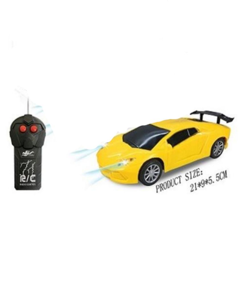 remote car yellow colour