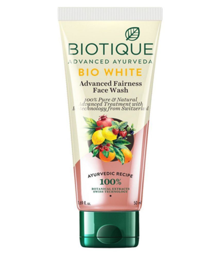 Pink Root Coffee Gel Scrub 500gm with Biotique White Face Wash 100 mL